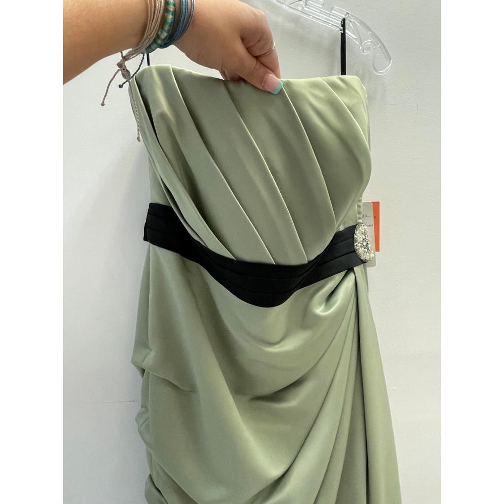 Women Eden Maids Dress Size 10 Olive/Black